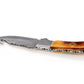 Koch Gut-Hook Utility Tool — Twisted Damascus, Camel Bone Handle (YV-98)